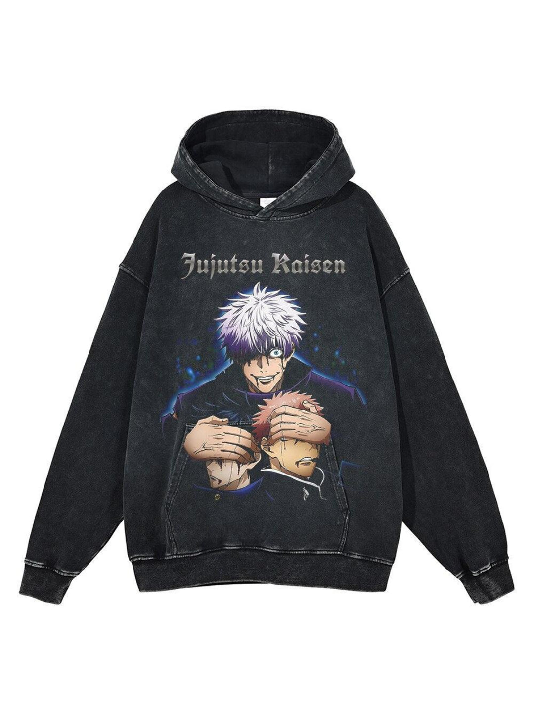 Discover Distinctive Style: Teasearch3d's Acid Washed Shirt Line 5 Strongest Sorcerer Vintage Hoodie