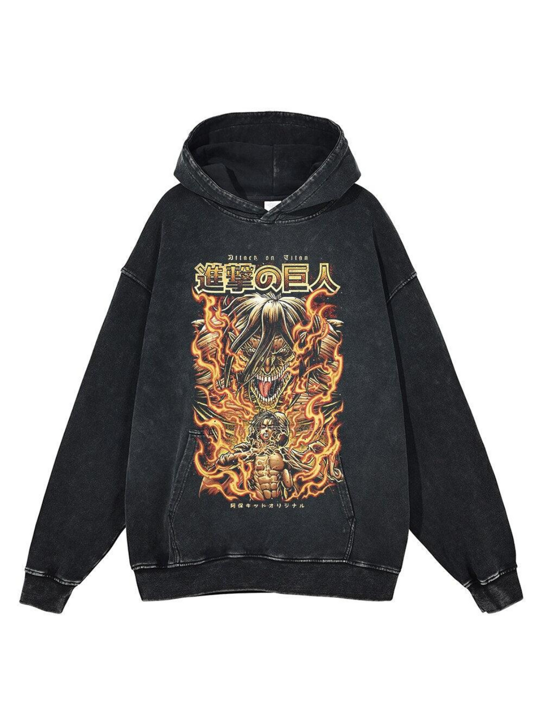 ATTACK TITAN VINTAGE HOODIE