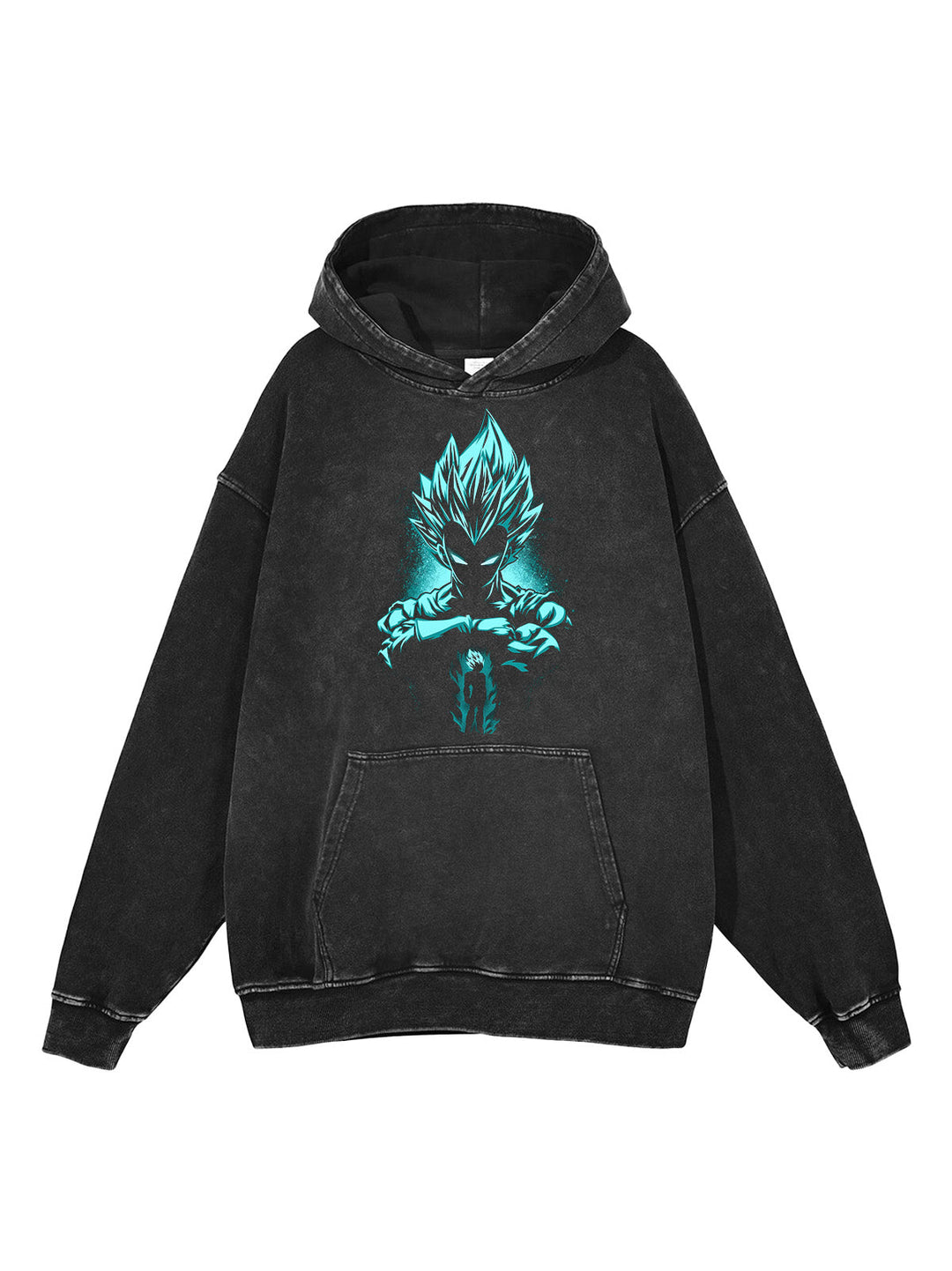 Discover Distinctive Style: Teasearch3d's Acid Washed Shirt Line 35 Vegeta Vintage Hoodie