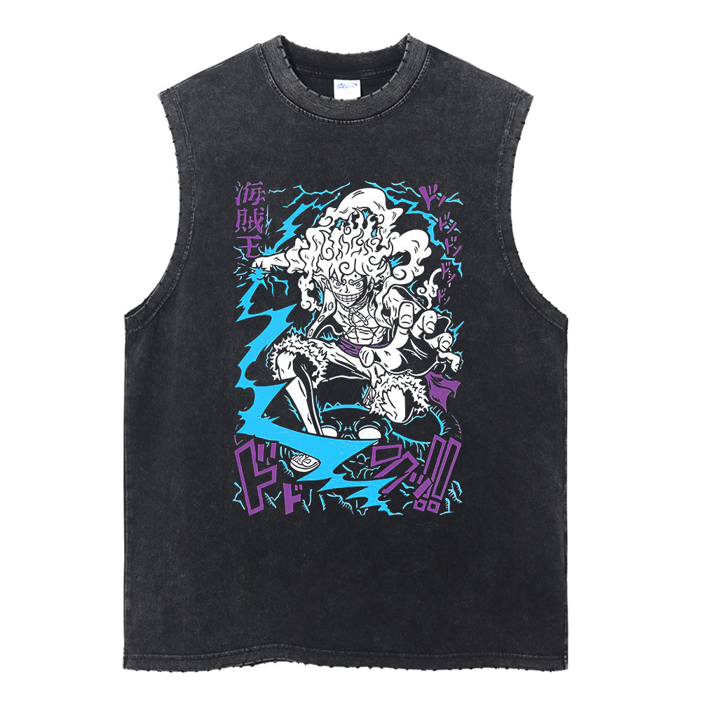 Discover Distinctive Style: Teasearch3d's Acid Washed Shirt Line 13 Sun God Vintage Washed Tank Top
